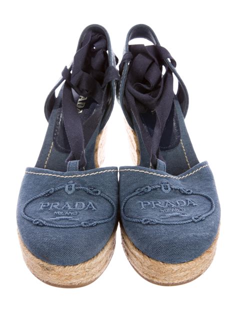 prada espidrilles|prada espadrilles denim.